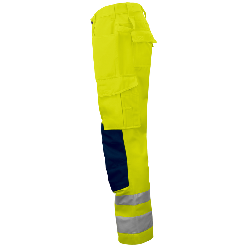 Projob Prio 6532 Sichtbarkeitshosen mit Knietaschen EN ISO 20471 Klasse 2 646532