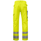 Projob Prio 6532 Sichtbarkeitshosen mit Knietaschen EN ISO 20471 Klasse 2 646532