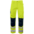 Projob Prio 6532 Sichtbarkeitshosen mit Knietaschen EN ISO 20471 Klasse 2 646532