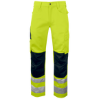 Projob Prio 6532 Sichtbarkeitshosen mit Knietaschen EN ISO 20471 Klasse 2 646532