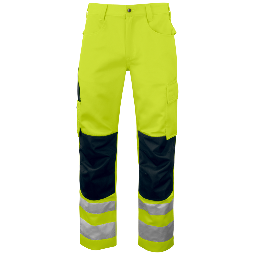 Projob Prio 6532 Sichtbarkeitshosen mit Knietaschen EN ISO 20471 Klasse 2 646532