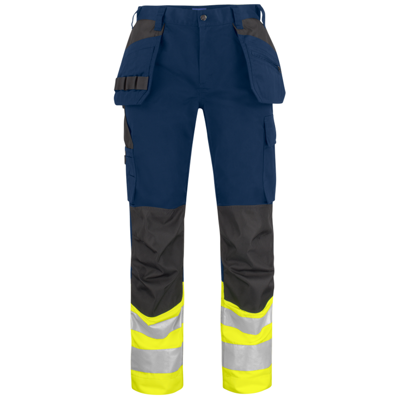 Projob Prio 6534 Signalisatiebroek Met Kniezakken En Spijkerzakken EN ISO 20471 Klasse 1 646534