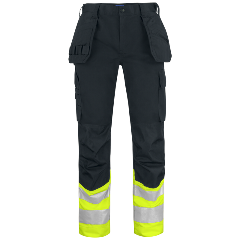 Projob Prio 6534 Signalisatiebroek Met Kniezakken En Spijkerzakken EN ISO 20471 Klasse 1 646534