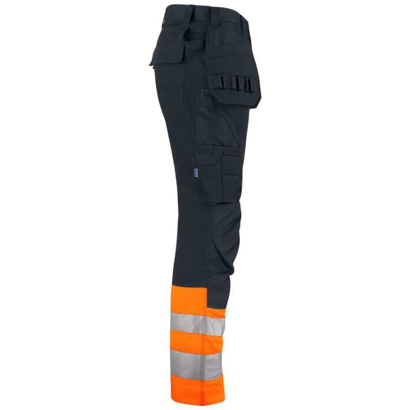 Projob Prio 6534 Hi-Vis-Hosen mit Knietaschen und Nageltaschen EN ISO 20471 Klasse 1 646534