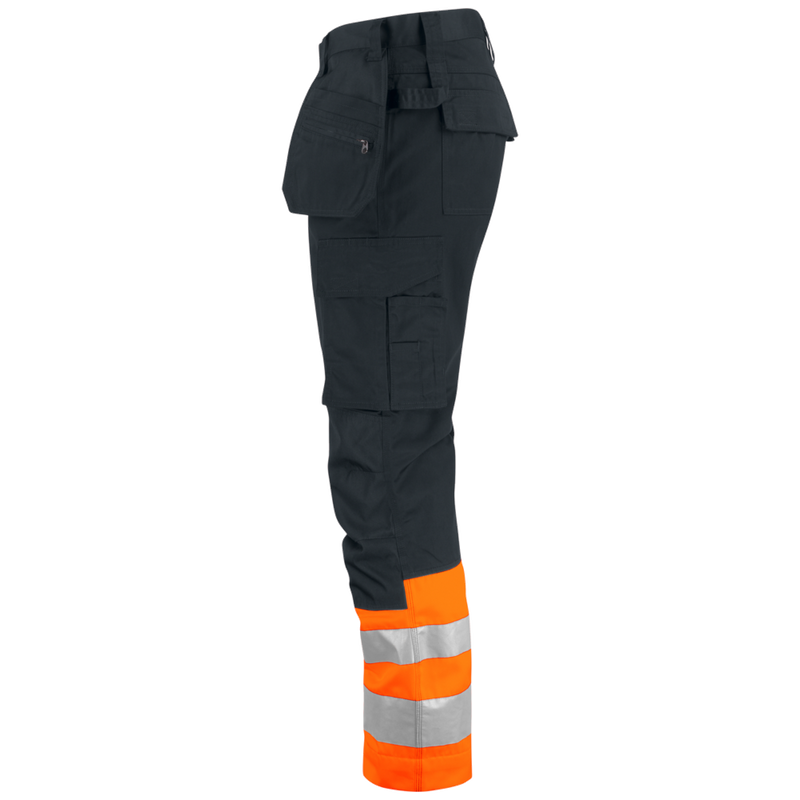 Projob Prio 6534 Hi-Vis-Hosen mit Knietaschen und Nageltaschen EN ISO 20471 Klasse 1 646534