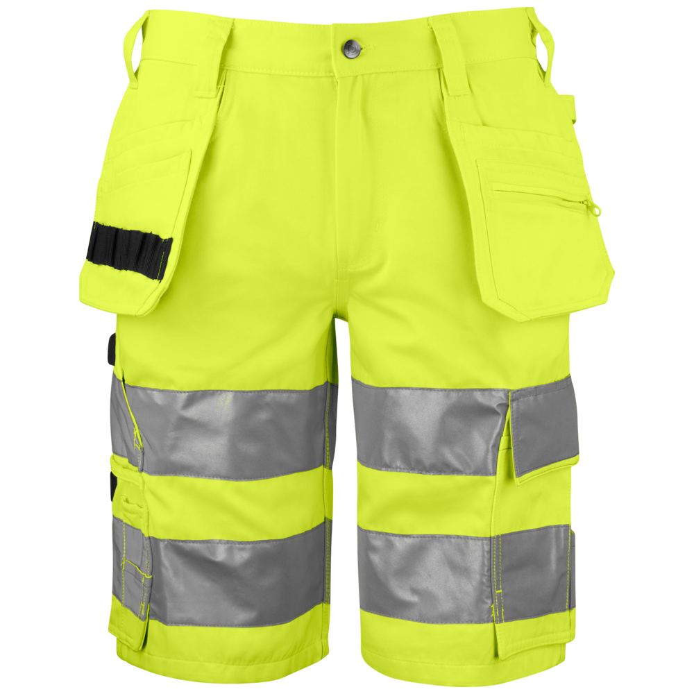 Projob Prio 6535 Hi-vis Shorts With Nail Pockets EN ISO 20471 Class 2 646535