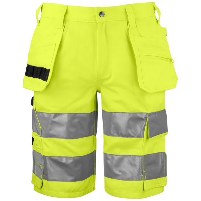 Projob Prio 6535 Signalisatieshort Met Spijkerzakken EN ISO 20471 Klasse 2 646535
