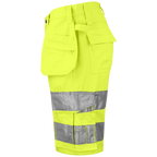 Projob Prio 6535 Hi-Vis-Shorts mit Nageltaschen EN ISO 20471 Klasse 2 646535