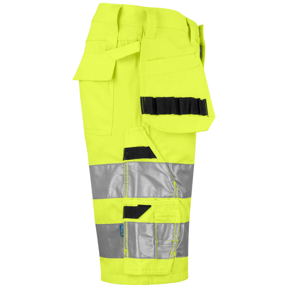 Projob Prio 6535 Hi-Vis-Shorts mit Nageltaschen EN ISO 20471 Klasse 2 646535