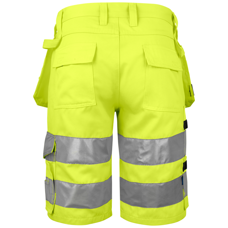 Projob Prio 6535 Hi-Vis-Shorts mit Nageltaschen EN ISO 20471 Klasse 2 646535