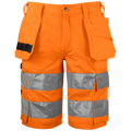Projob Prio 6535 Hi-Vis-Shorts mit Nageltaschen EN ISO 20471 Klasse 2 646535