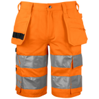Projob Prio 6535 Hi-Vis-Shorts mit Nageltaschen EN ISO 20471 Klasse 2 646535