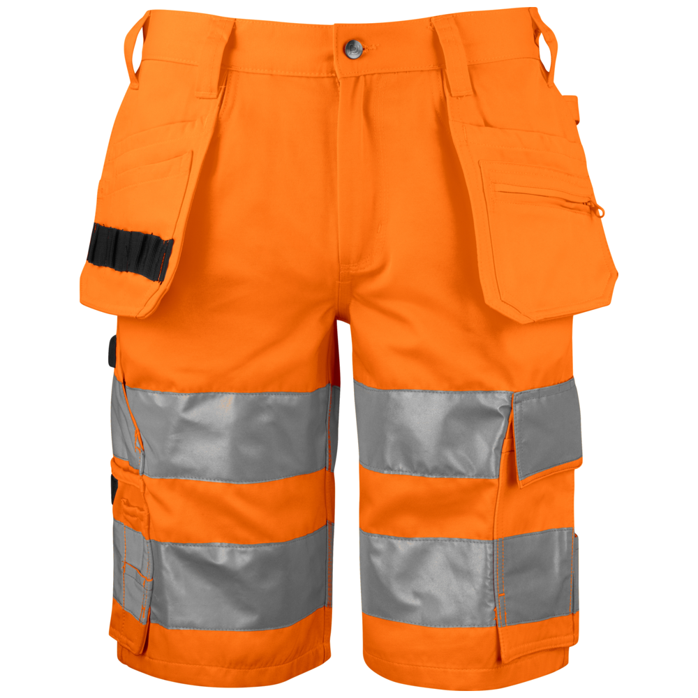 Projob Prio 6535 Hi-Vis-Shorts mit Nageltaschen EN ISO 20471 Klasse 2 646535