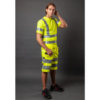 Projob Prio 6535 Hi-Vis-Shorts mit Nageltaschen EN ISO 20471 Klasse 2 646535