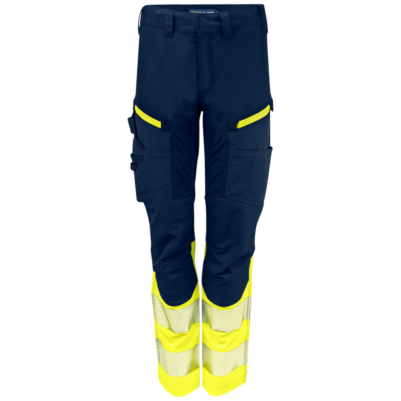 Projob Workwear 6538 Women's Hi-vis Stretch Pants EN ISO 20471 Class 1 646538
