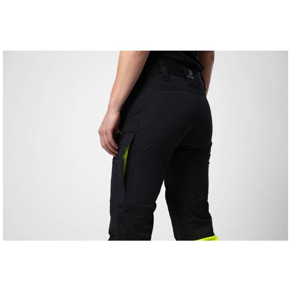Projob Workwear 6538 Damen-Hi-Vis-Stretchhosen EN ISO 20471 Klasse 1 646538