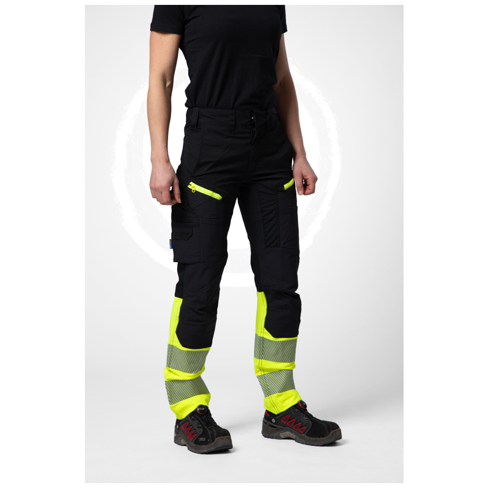 Projob Workwear 6538 Damen-Hi-Vis-Stretchhosen EN ISO 20471 Klasse 1 646538