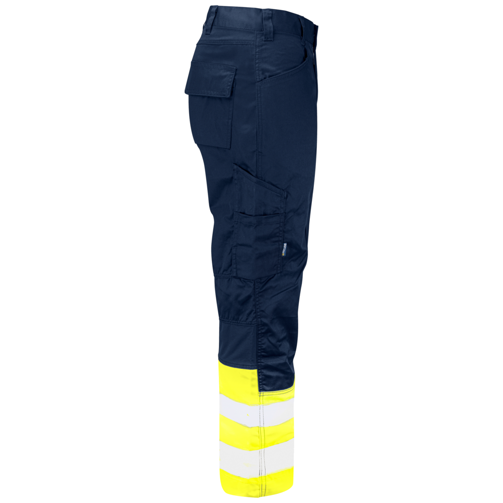 Projob Prio 6537 Hi-Vis-Stretchhosen mit Knietaschen EN ISO 20471 Klasse 1 646537