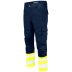 Projob Prio 6537 Hi-Vis-Stretchhosen mit Knietaschen EN ISO 20471 Klasse 1 646537