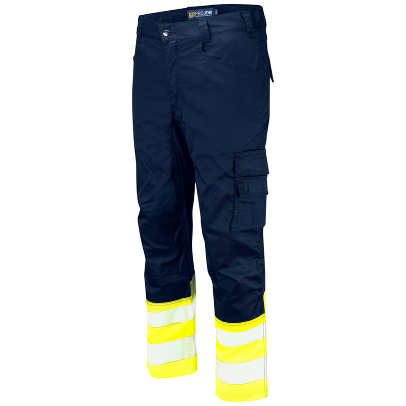 Projob Prio 6537 Signalisatie Stretchbroek Met Kniezakken EN ISO 20471 Klasse 1 646537