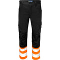 Projob Prio 6537 Hi-Vis-Stretchhosen mit Knietaschen EN ISO 20471 Klasse 1 646537