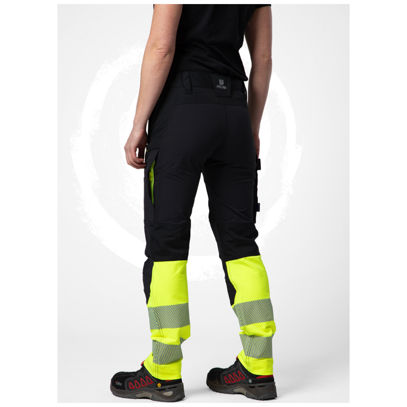 Projob Workwear 6538 Dames Signalisatie Stretchbroek EN ISO 20471 Klasse 1 646538