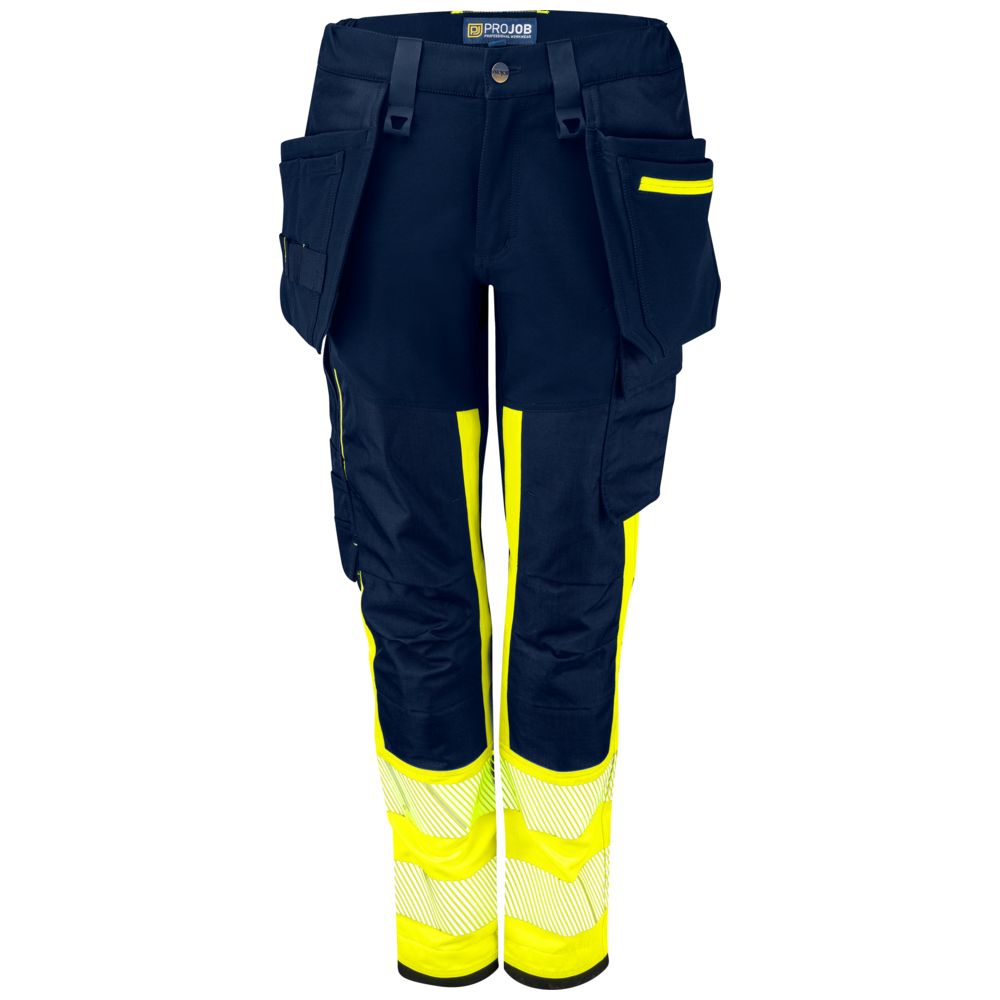 Projob Workwear 6543 Signalisatiestretchbroek Dames EN ISO 20471 Klasse 1 646543
