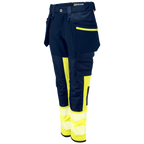 Projob Workwear 6543 Hi-Vis Stretchhosen Damen EN ISO 20471 Klasse 1 646543