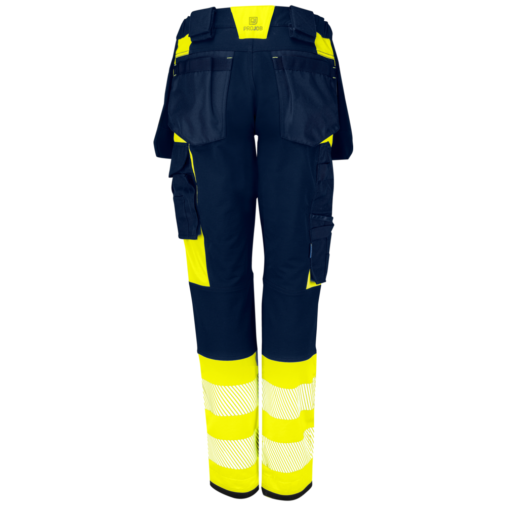 Projob Workwear 6543 Hi-Vis Stretchhosen Damen EN ISO 20471 Klasse 1 646543