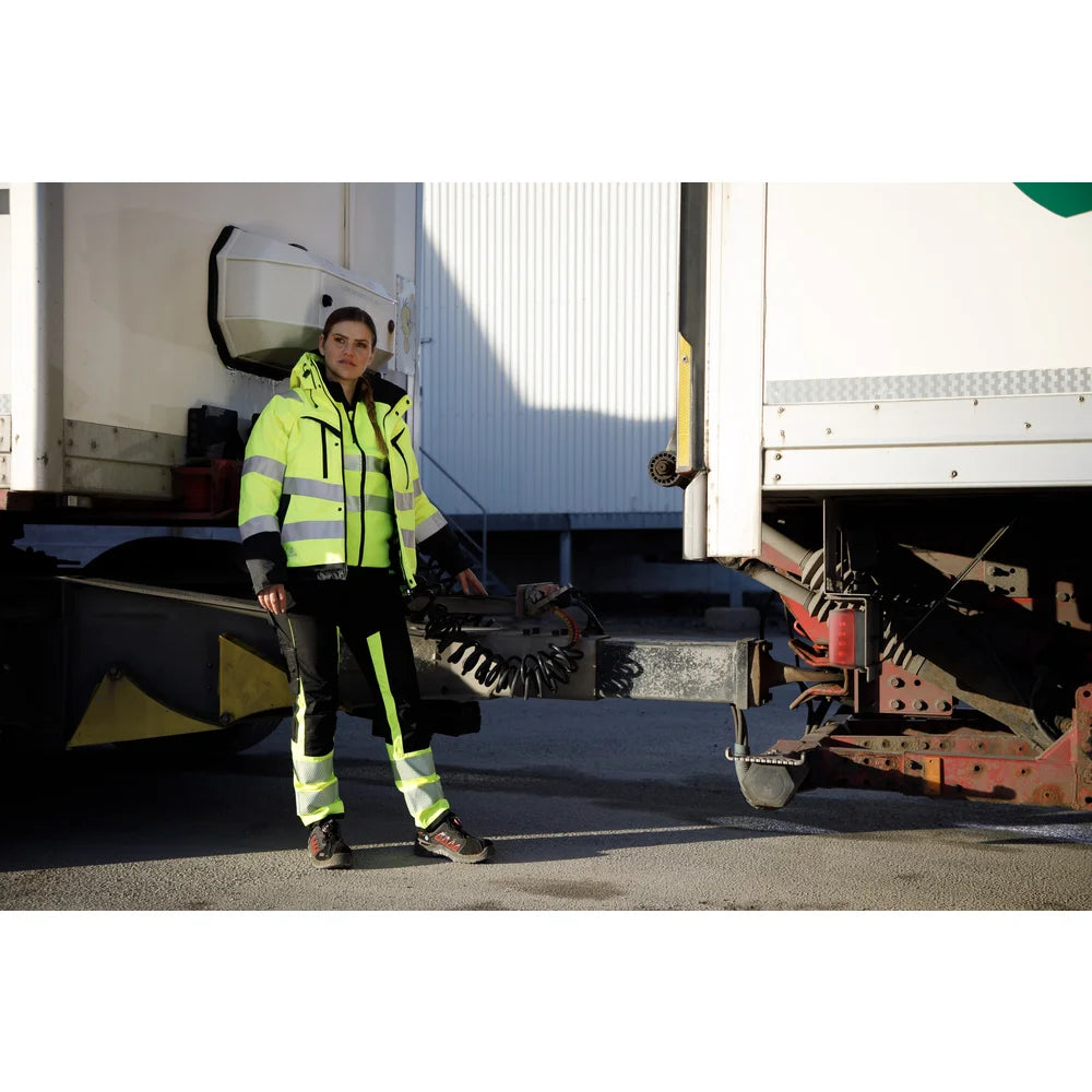 Projob Workwear 6543 Hi-Vis Stretchhosen Damen EN ISO 20471 Klasse 1 646543