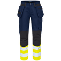 Projob Workwear 6560 Signalisatie Stretchbroek Met Kniezakken En Spijkerzakken EN ISO 20471 Klasse 1 646560