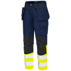 Projob Workwear 6560 Signalisatie Stretchbroek Met Kniezakken En Spijkerzakken EN ISO 20471 Klasse 1 646560