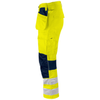 Projob Prio 6570 Signalisatie Stretchbroek Met Kniezakken En Spijkerzakken EN ISO 20471 Klasse 2 646570