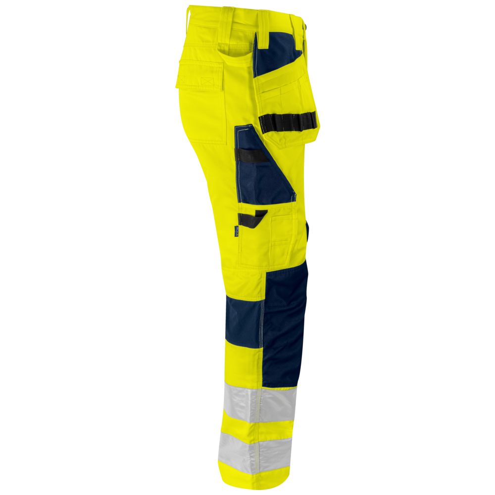 Projob Prio 6570 Signalisatie Stretchbroek Met Kniezakken En Spijkerzakken EN ISO 20471 Klasse 2 646570