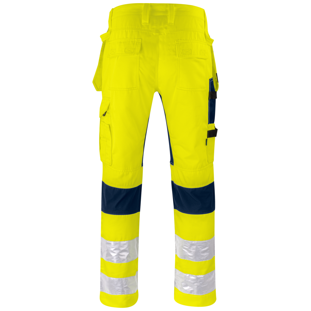 Projob Prio 6570 Signalisatie Stretchbroek Met Kniezakken En Spijkerzakken EN ISO 20471 Klasse 2 646570