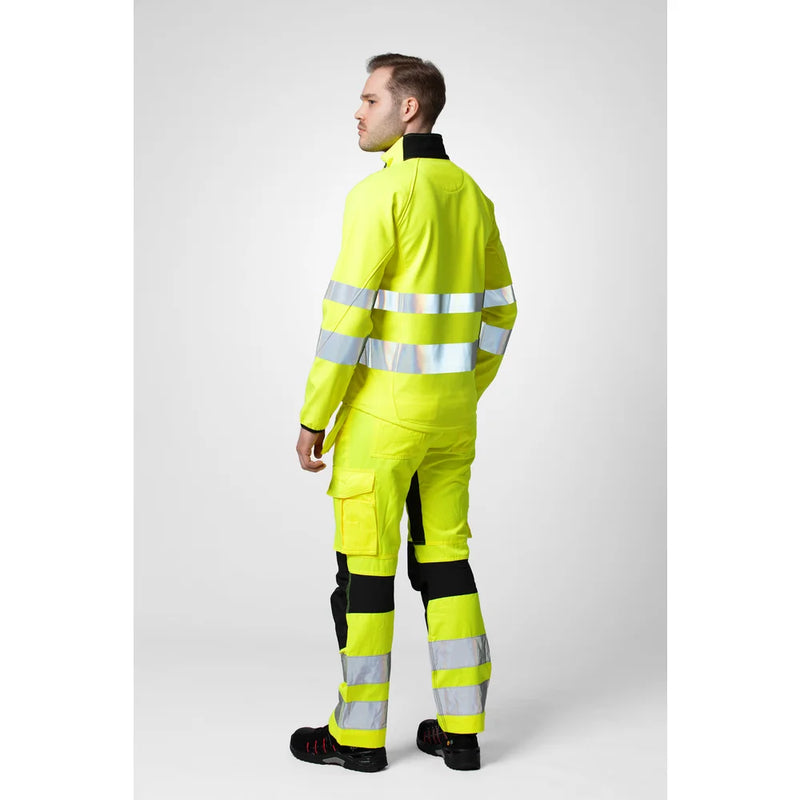 Projob Prio 6570 Hi-Vis-Stretchhosen mit Knietaschen und Nageltaschen EN ISO 20471 Klasse 2 646570