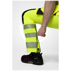 Projob Workwear 6571 Signalisatiestretchbroek Met Kniezakken En Spijkerzakken EN ISO 20471 Klasse 2 646571