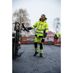 Projob Workwear 6571 Signalisatiestretchbroek Met Kniezakken En Spijkerzakken EN ISO 20471 Klasse 2 646571