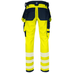 Projob Workwear 6573 Signalisatiestretchbroek Met Kniezakken En Spijkerzakken EN ISO 20471 Klasse 2 646573