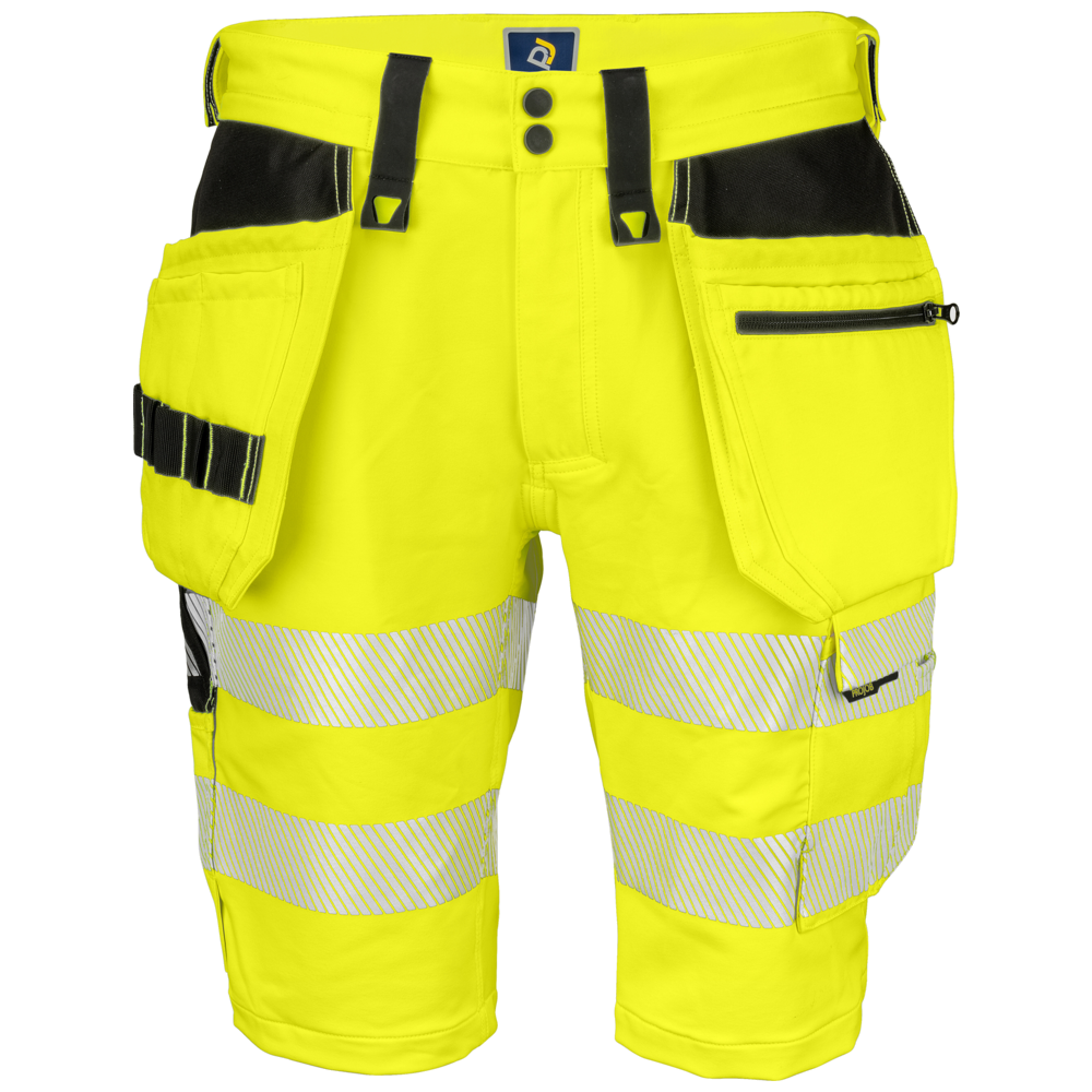 Projob Workwear 6575 Signalisatie Stretchshort Met Spijkerzakken EN ISO 20471 Klasse 2 646575