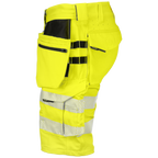 Projob Workwear 6575 Hi-Vis-Stretchshorts mit Nageltaschen EN ISO 20471 Klasse 2 646575