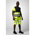 Projob Workwear 6575 Hi-Vis-Stretchshorts mit Nageltaschen EN ISO 20471 Klasse 2 646575