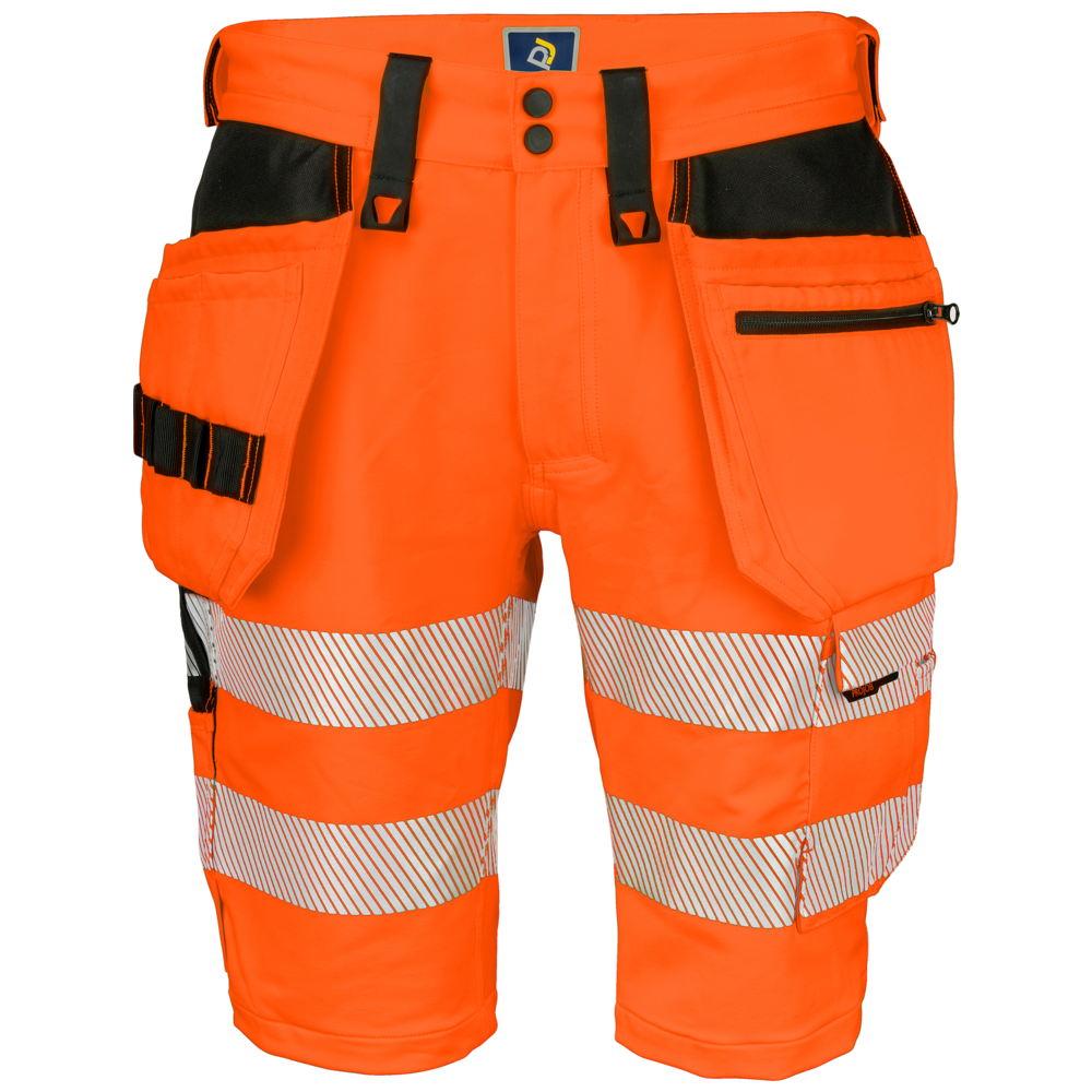 Projob Workwear 6575 Signalisatie Stretchshort Met Spijkerzakken EN ISO 20471 Klasse 2 646575