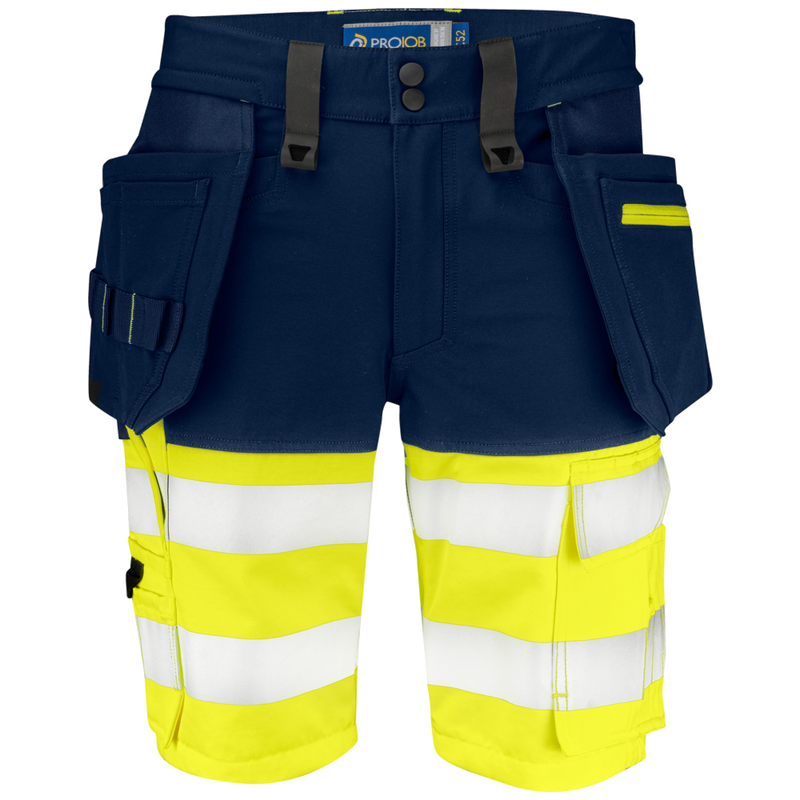 Projob Workwear 6580 Hi-vis Stretch Shorts EN ISO 20471 Class 1 646580
