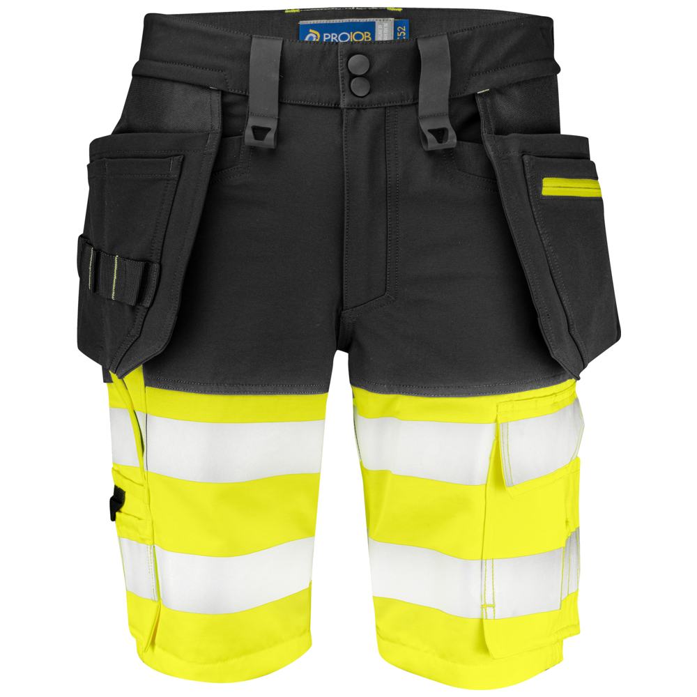 Projob Workwear 6580 Hi-vis Stretch Shorts EN ISO 20471 Class 1 646580
