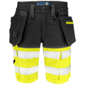 Projob Workwear 6580 Hi-vis Stretch Shorts EN ISO 20471 Class 1 646580
