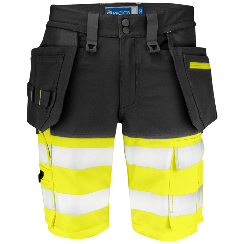 Projob Workwear 6580 Hi-vis Stretch Shorts EN ISO 20471 Class 1 646580