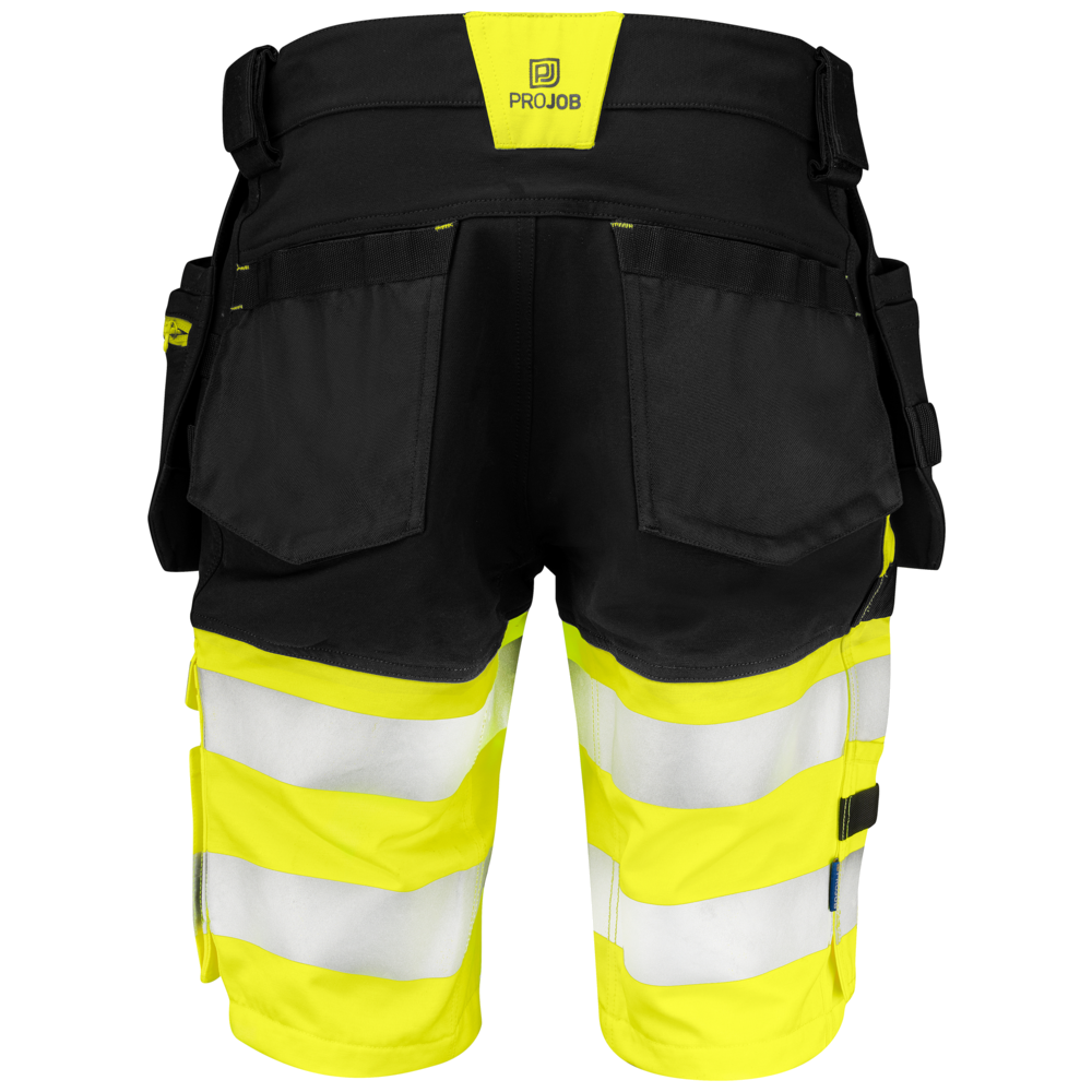Projob Workwear 6580 Hi-vis Stretch Shorts EN ISO 20471 Class 1 646580