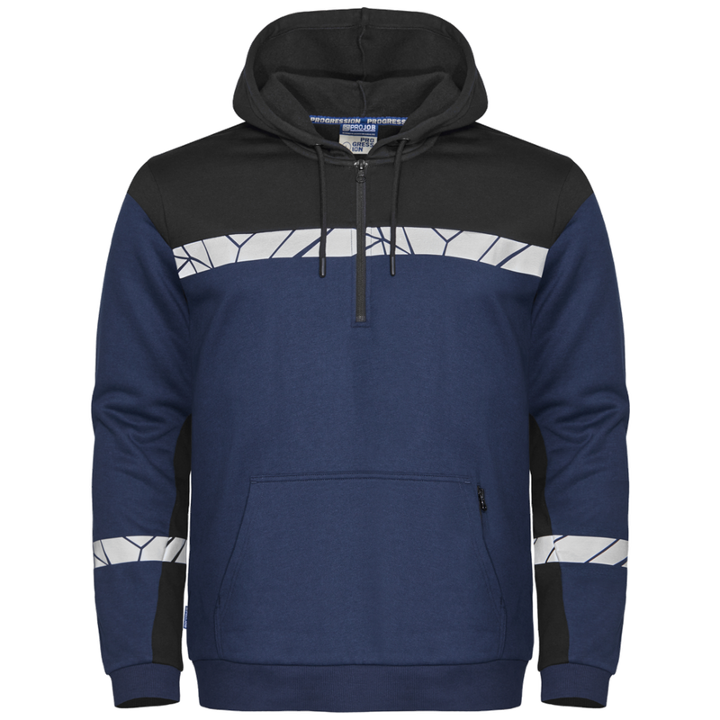 Projob Progression 7104 Halb-Reißverschluss-Hoodie 647104