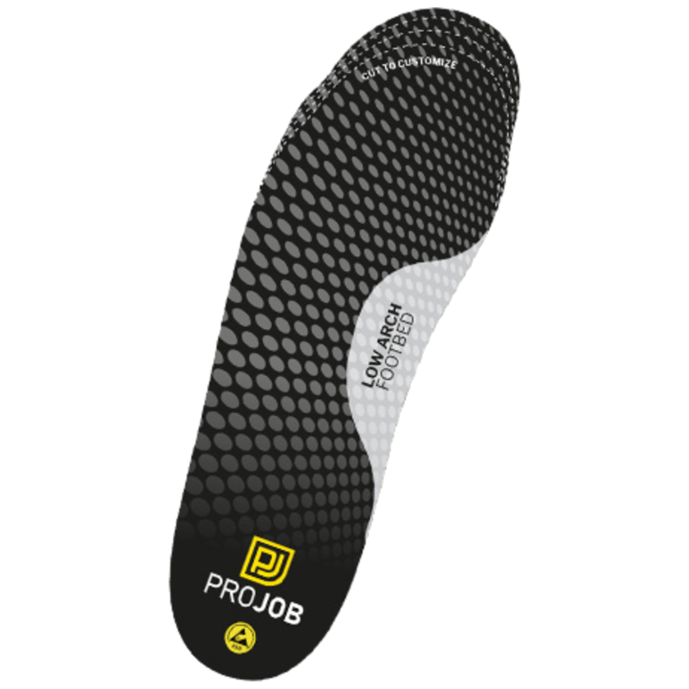 Projob Workwear 9519 Einsohle Fußbogen-Supp. Low Black 649519